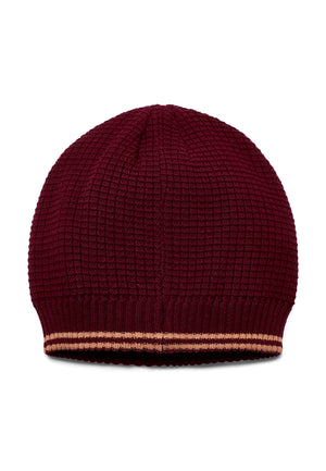 colour_Burgundy|Knitted Beanie