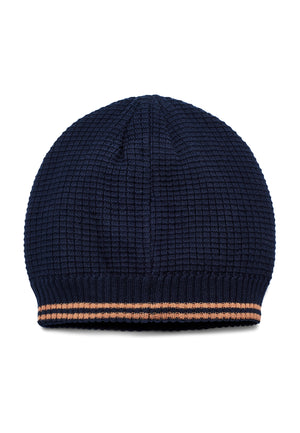 colour_Navy|Knitted Beanie