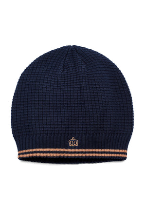 colour_Navy|Knitted Beanie