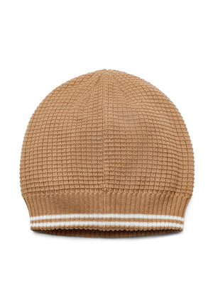 colour_Tan|Knitted Beanie