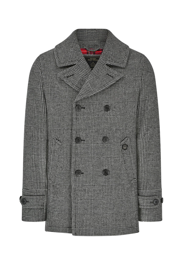 colour_Check|Prince of Wales Peacoat Front by Merc London
