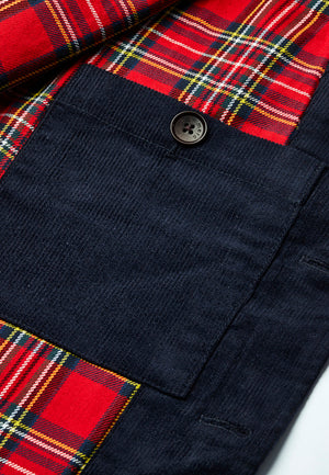 colour_Navy|Field Jacket Inside Pocket