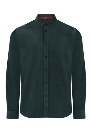 colour_Bottle Green|Corduroy Shirt
