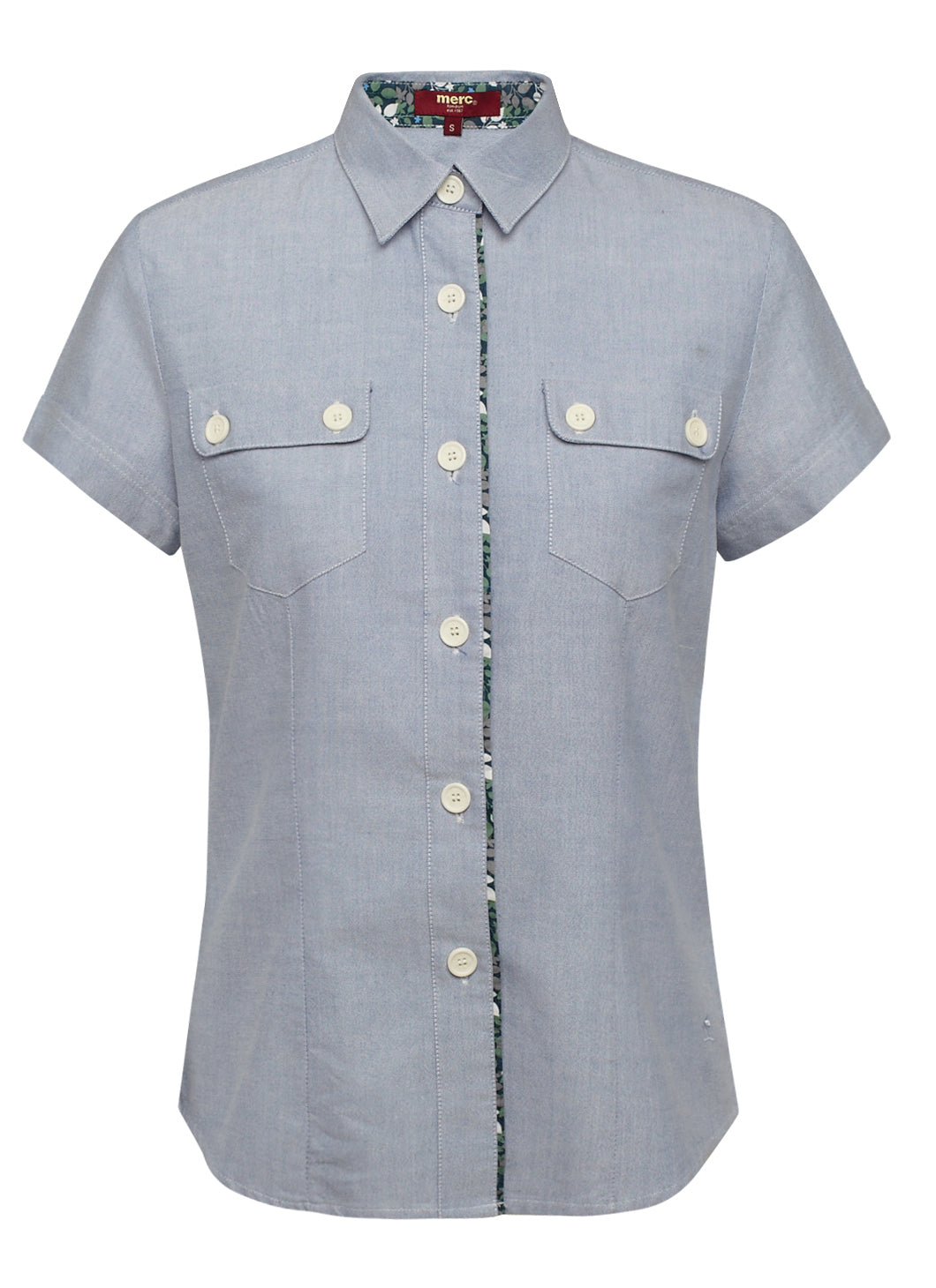colour_Blue|Becca Short Sleeve Shirt