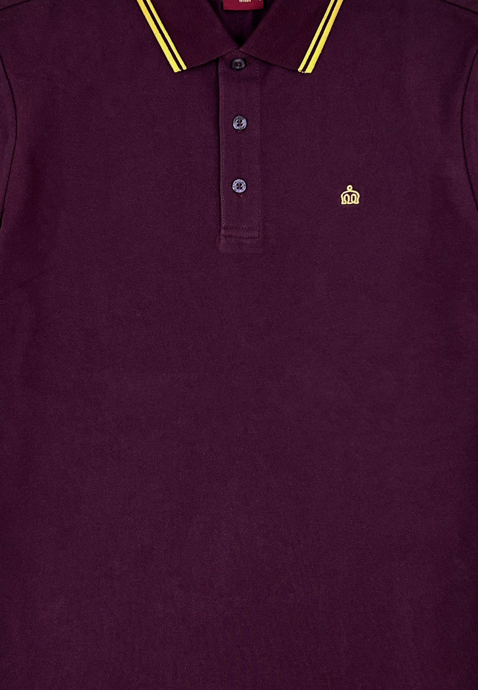 colour_Wine|Card Polo Shirt - Merc London