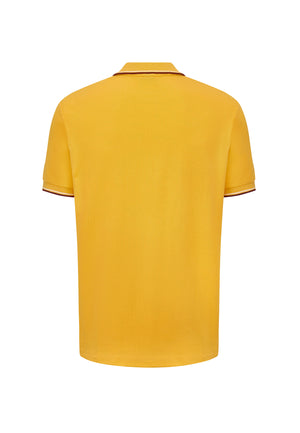 colour_Ochre|Card Polo Shirt - Merc London