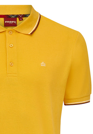 colour_Ochre|Card Polo Shirt - Merc London