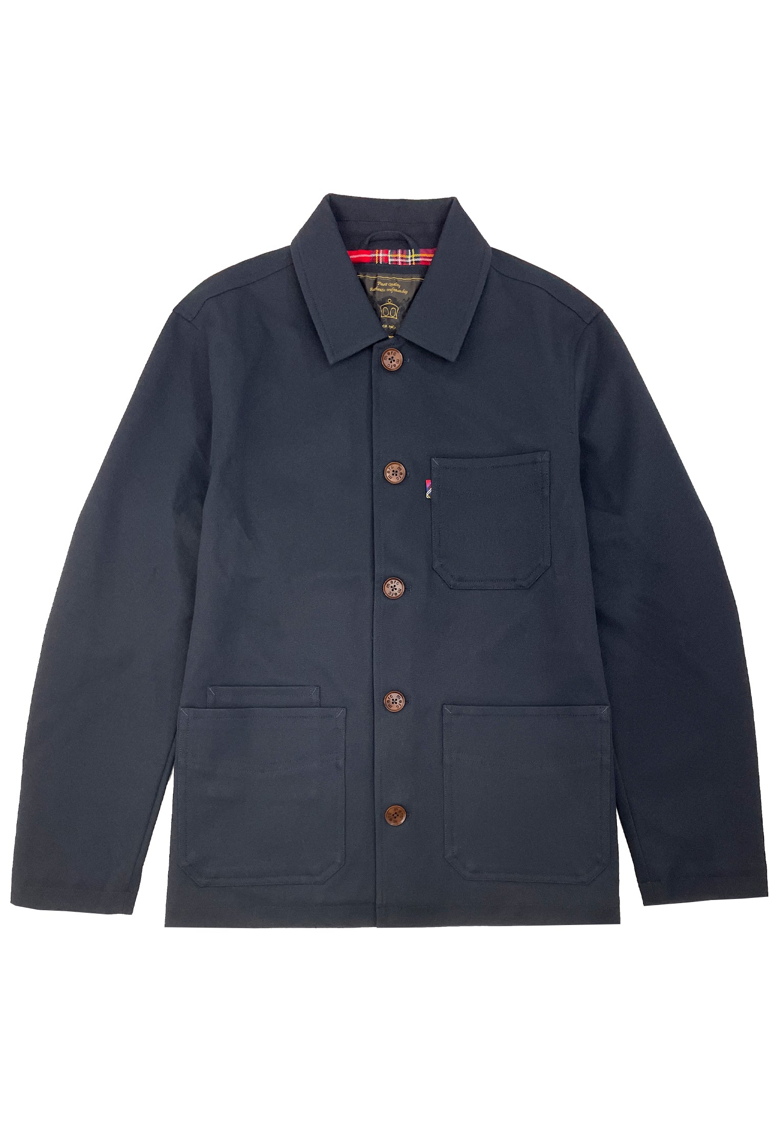 colour_Navy|Canvas Chore Jacket