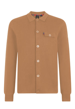 Colour_Biscuit|Rathbone Milano Knitwear Mens Workshirt In Biscuit