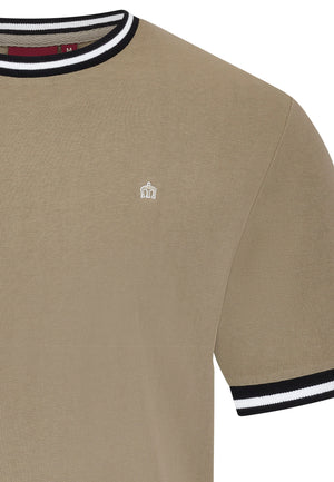 colour_Olive|Redbridge Men's T-Shirt In Black