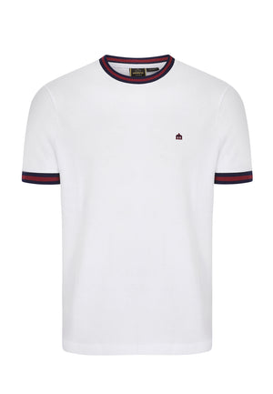 colour_White|Redbridge Men's T-Shirt In White
