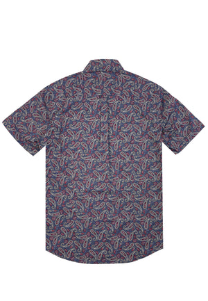 colour_Navy|Paisley Printed Shirt