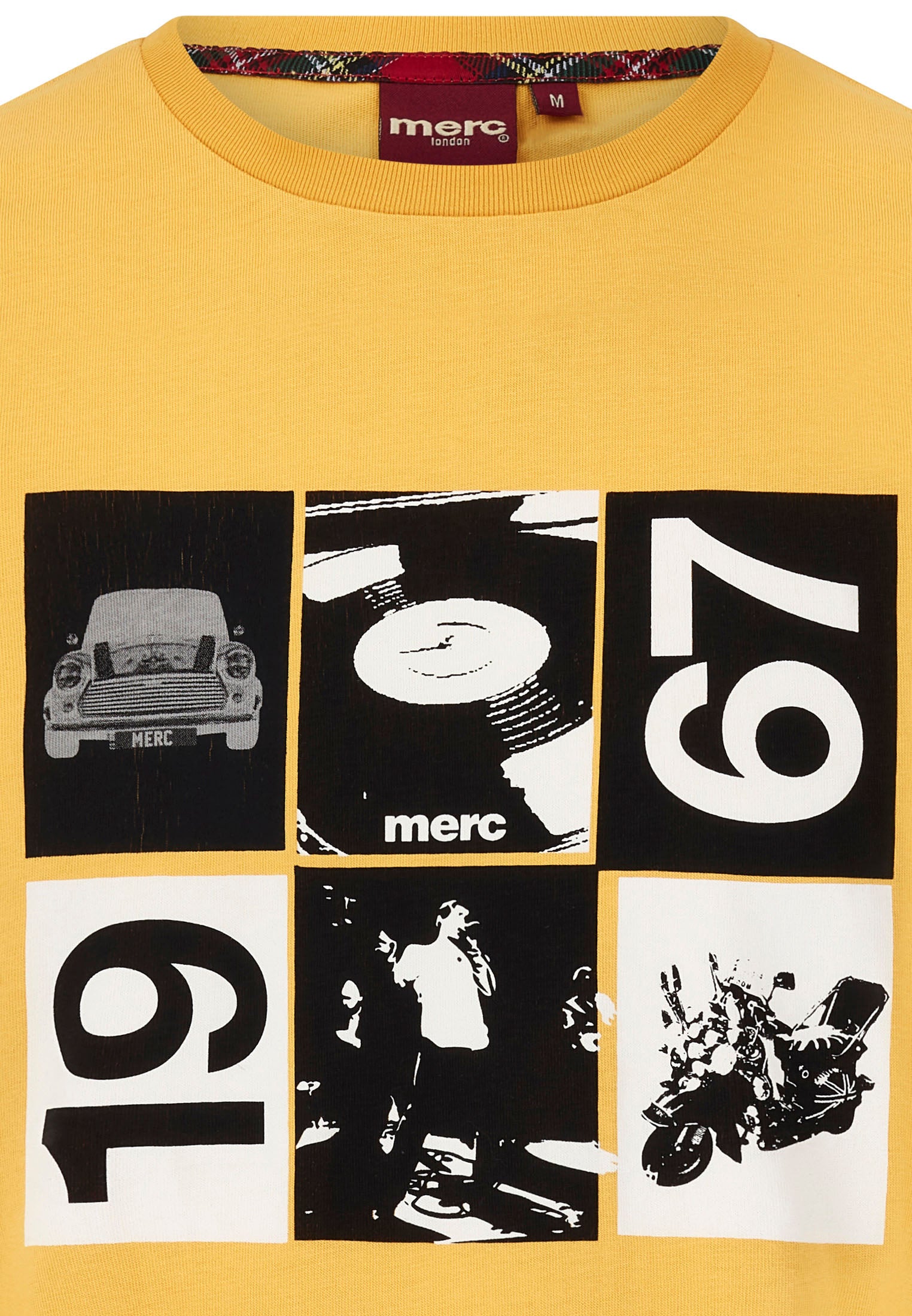 colour_Ochre|Printed T-Shirt in Yellow