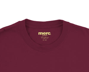 Colour_Maroon|Peace Printed T-Shirt Merc x Phigment