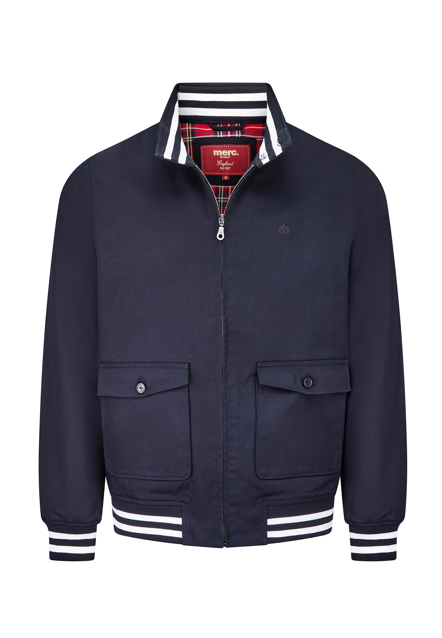 Dunston Tipped Harrington Jacket – Merc - Main Image