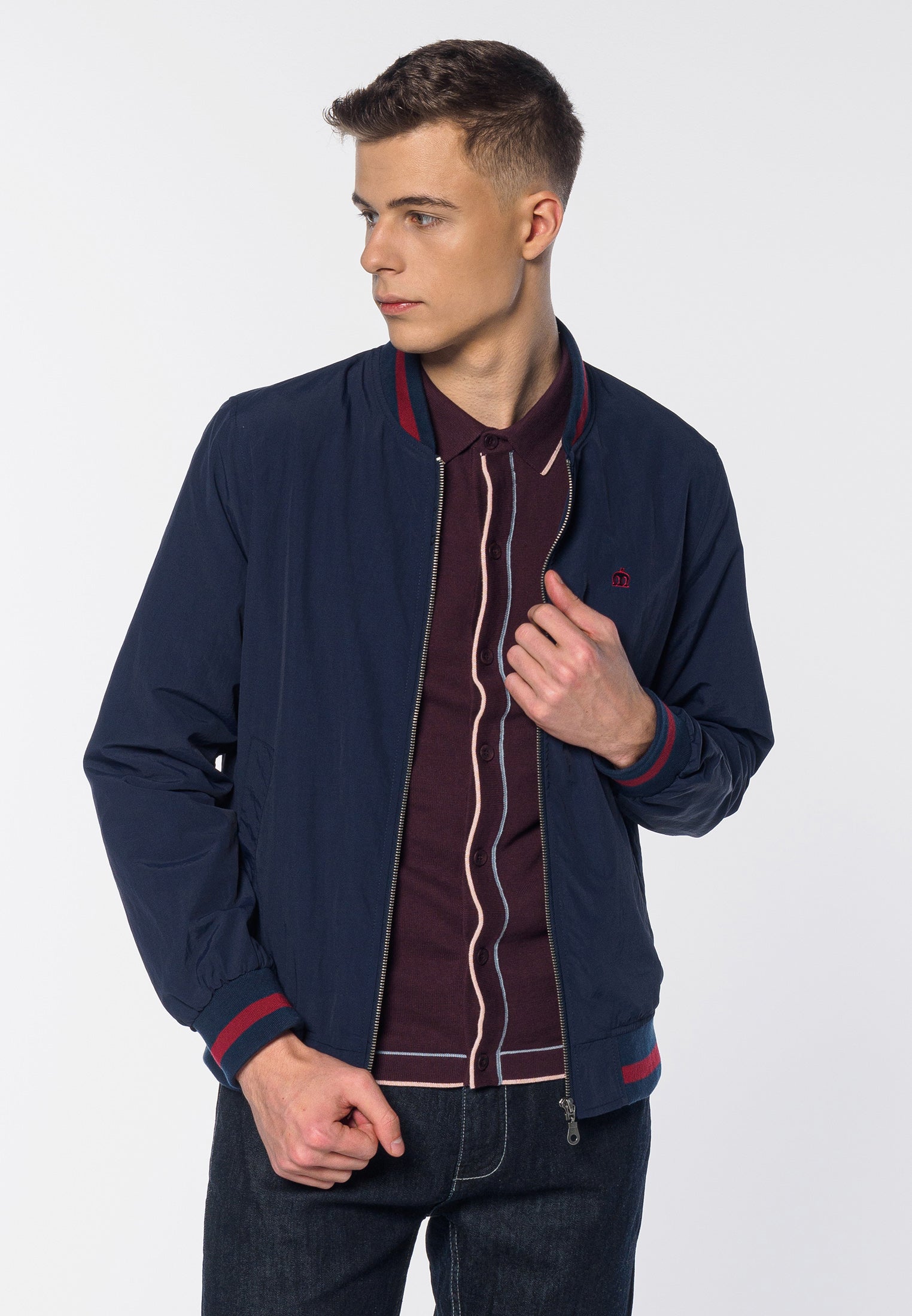 colour_Navy|The Monkey Jacket - Merc London