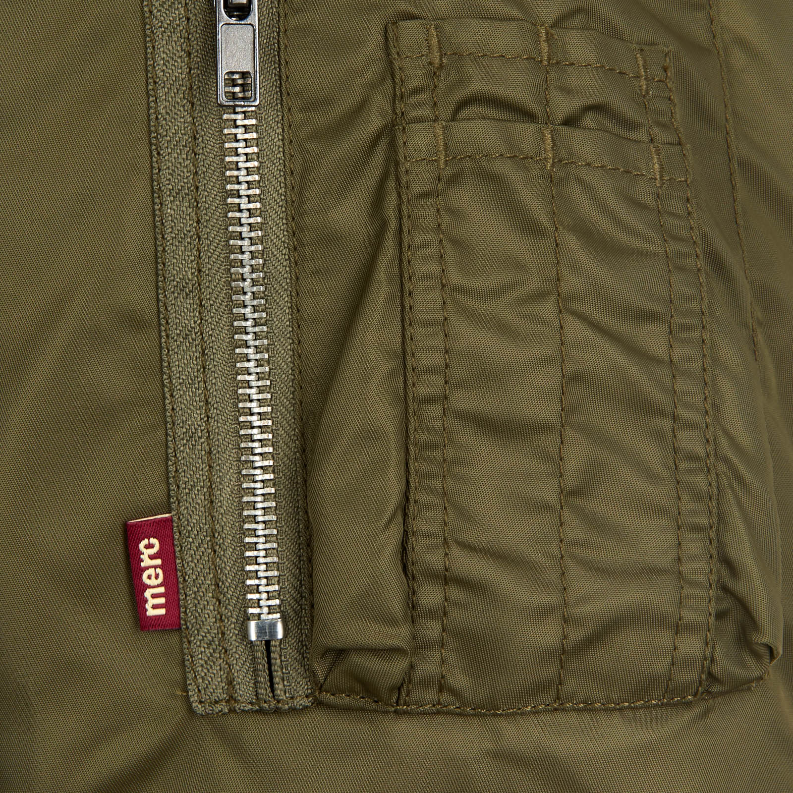 colour_Combat Green|Hardy Bomber jacket - Merc London