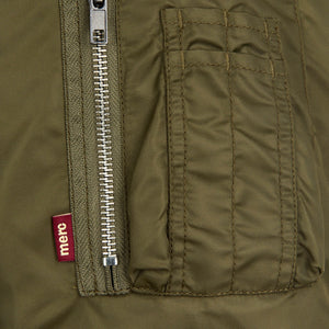 colour_Combat Green|Hardy Bomber jacket - Merc London