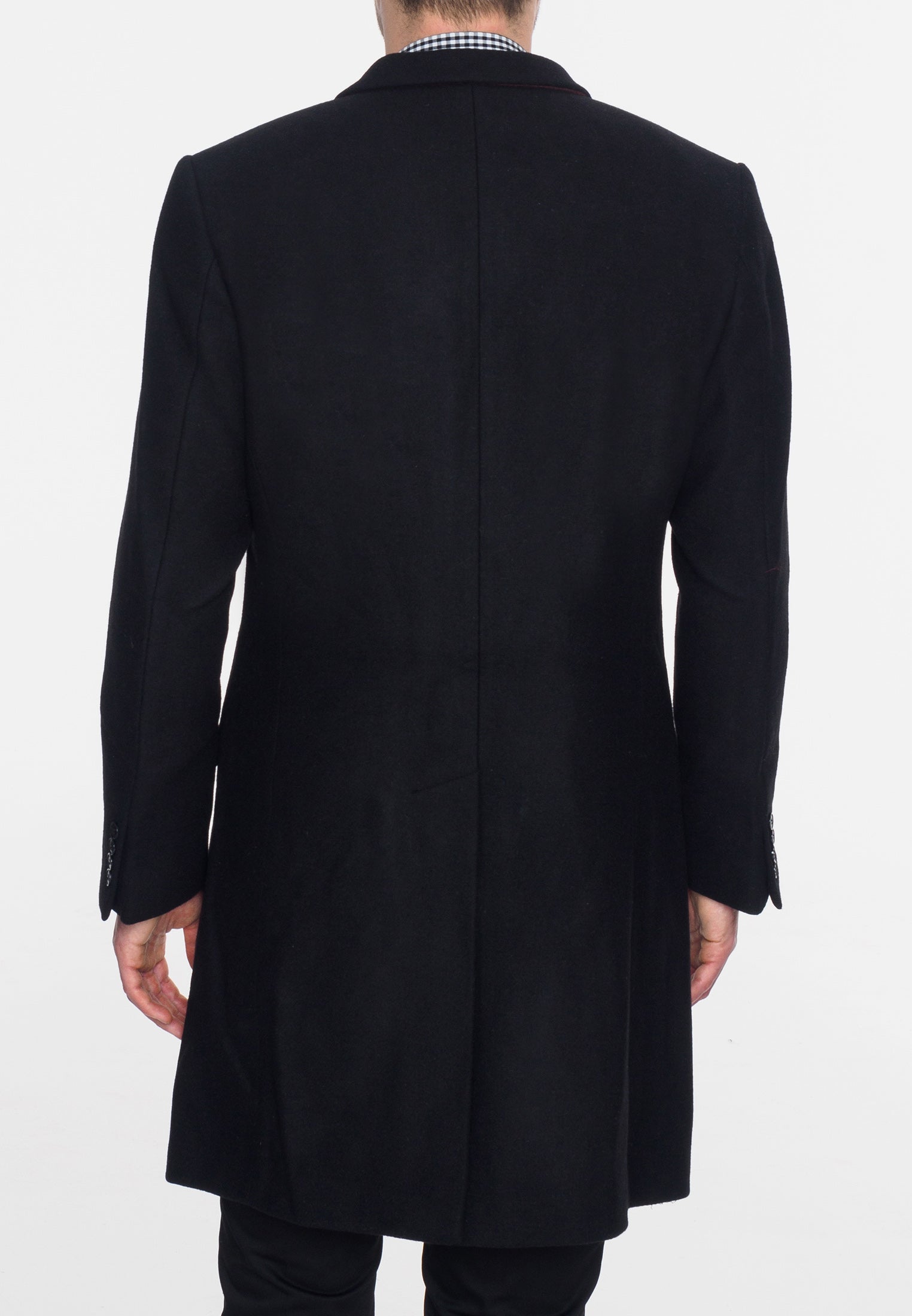 colour_Black|WALESBY Tailored wool overcoat - Merc London