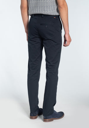 colour_Navy|Winston Sta Press Trousers - Merc London