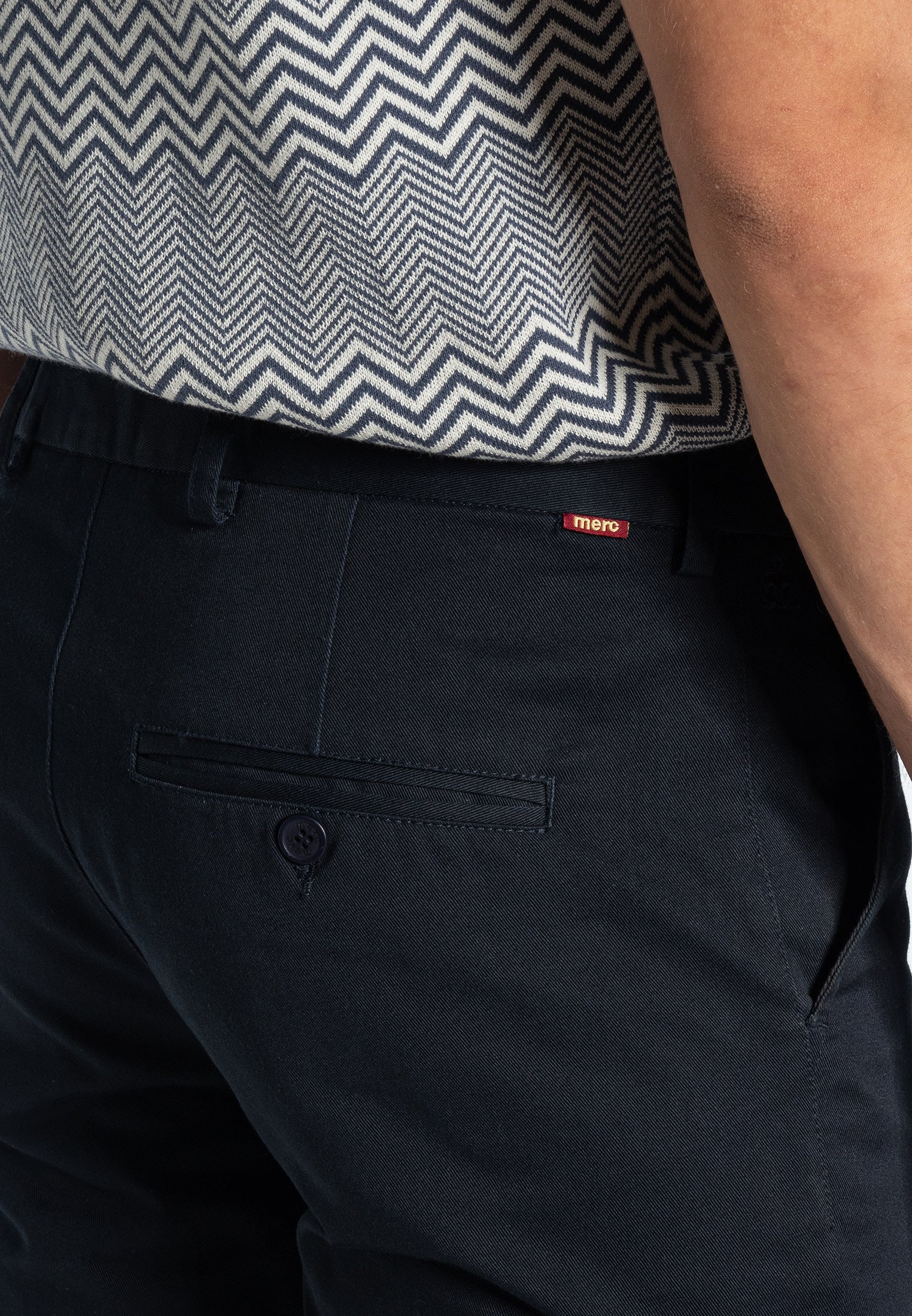 colour_Navy|Winston Sta Press Trousers - Merc London