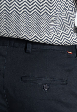 colour_Navy|Winston Sta Press Trousers - Merc London