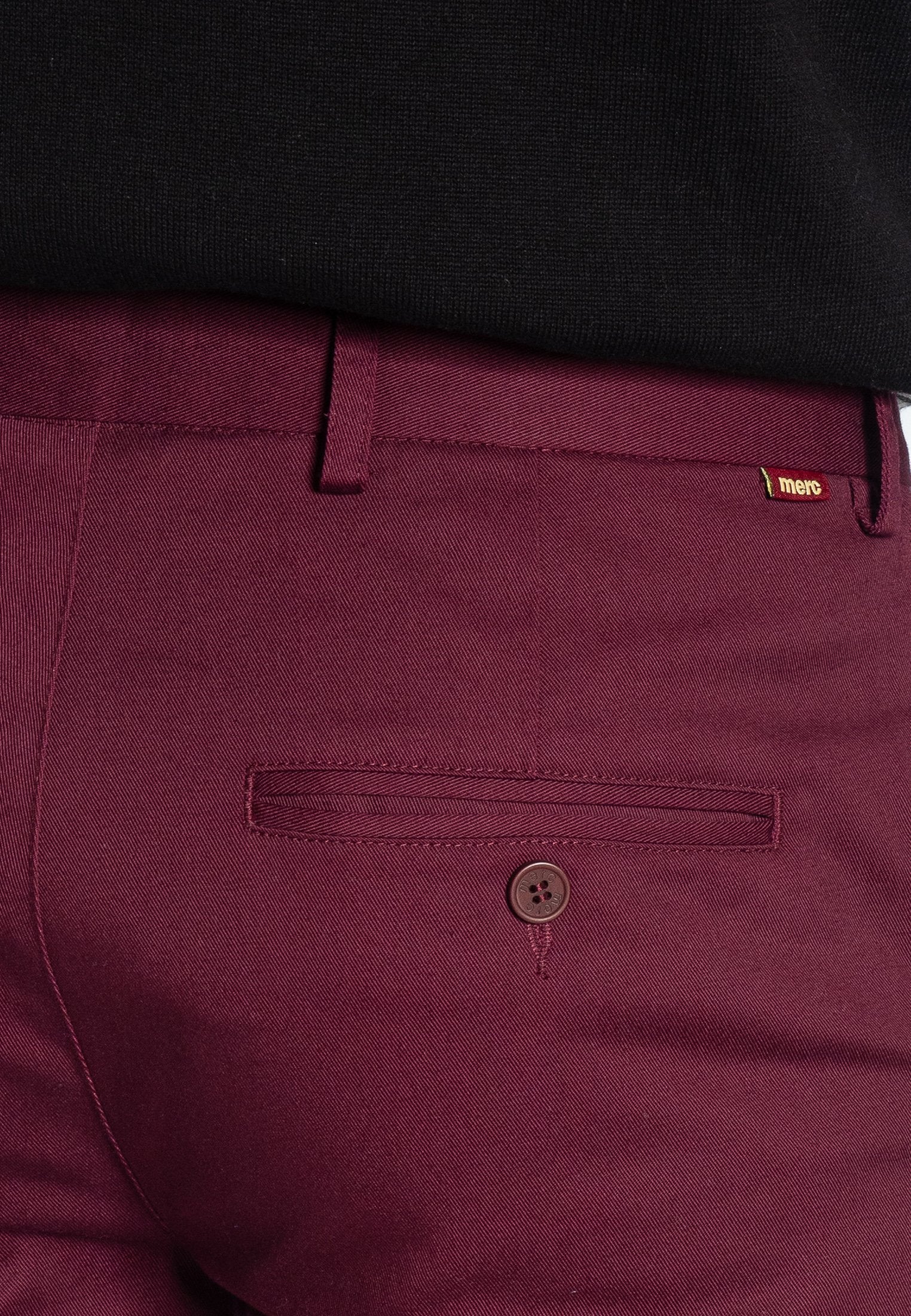 colour_Wine|Winston Sta Press Trousers - Merc London