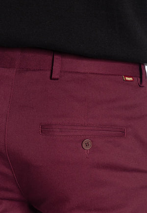 colour_Wine|Winston Sta Press Trousers - Merc London