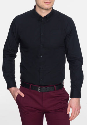 colour_Black|Albin Shirt - Merc London