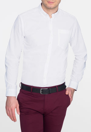 colour_White|Albin Shirt - Merc London