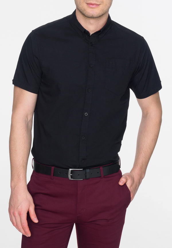 colour_Black|Baxter Shirt - Merc London