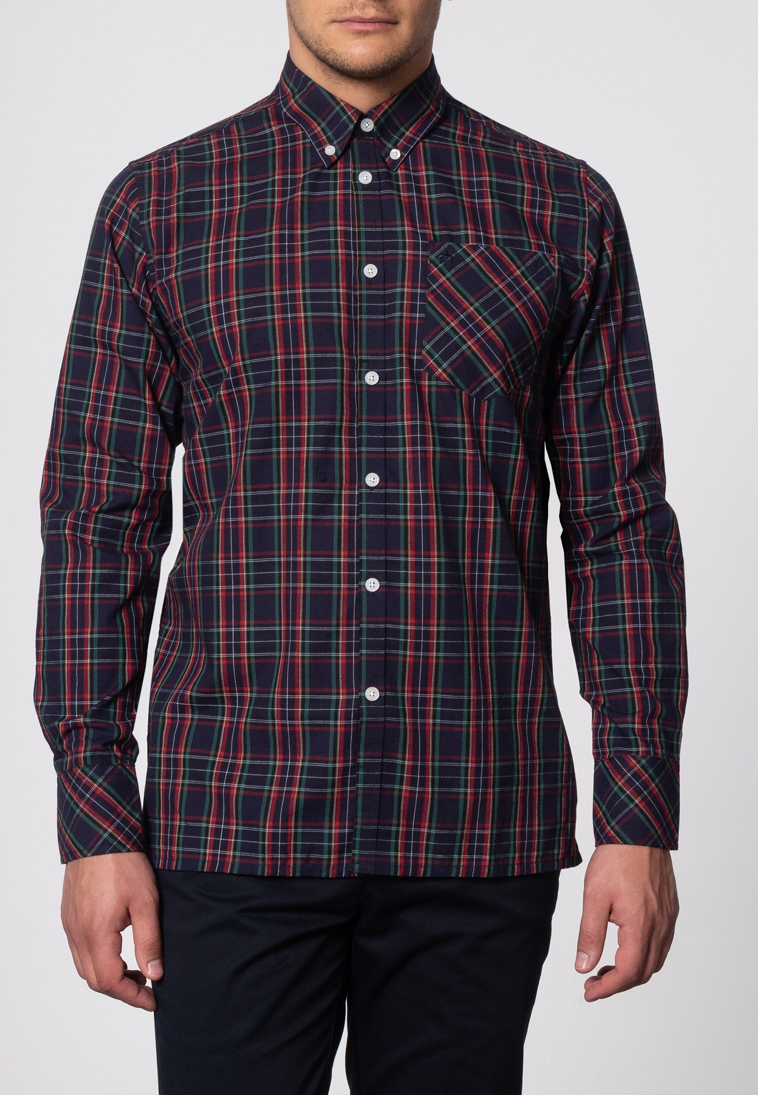 colour_Navy|Neddy Shirt - Merc London