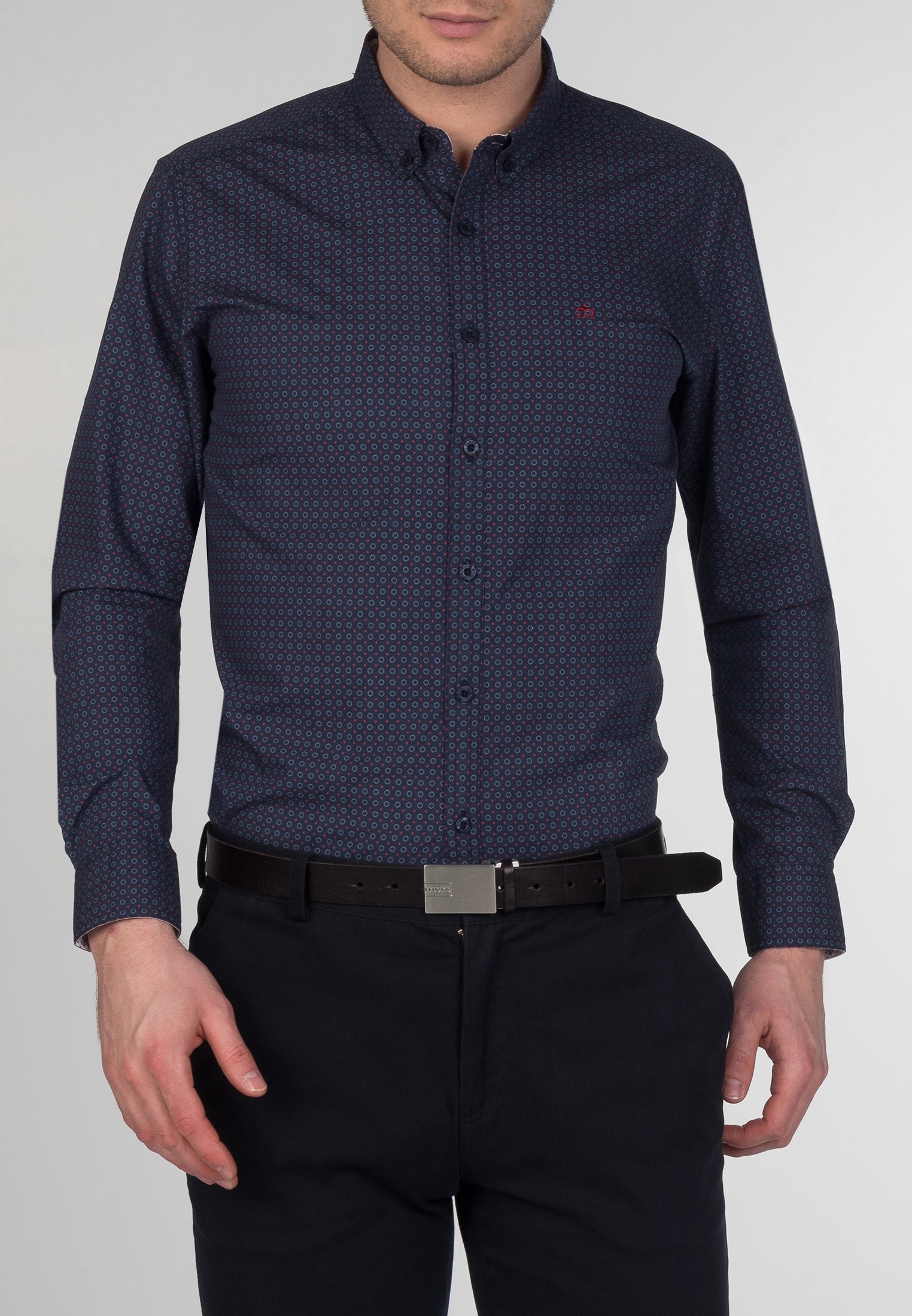 colour_Navy|Squire Shirt - Navy / XS - Merc London