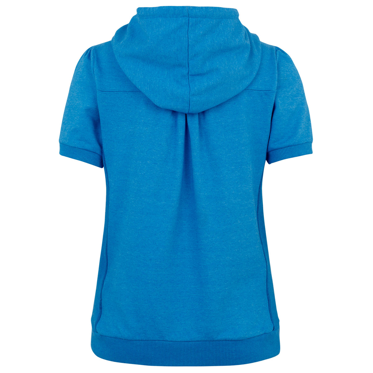 Hester Zip Thru Short Sleeve Hoodie Merc