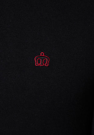 colour_Black|Berty Cashmere Blend Jumper - Merc London