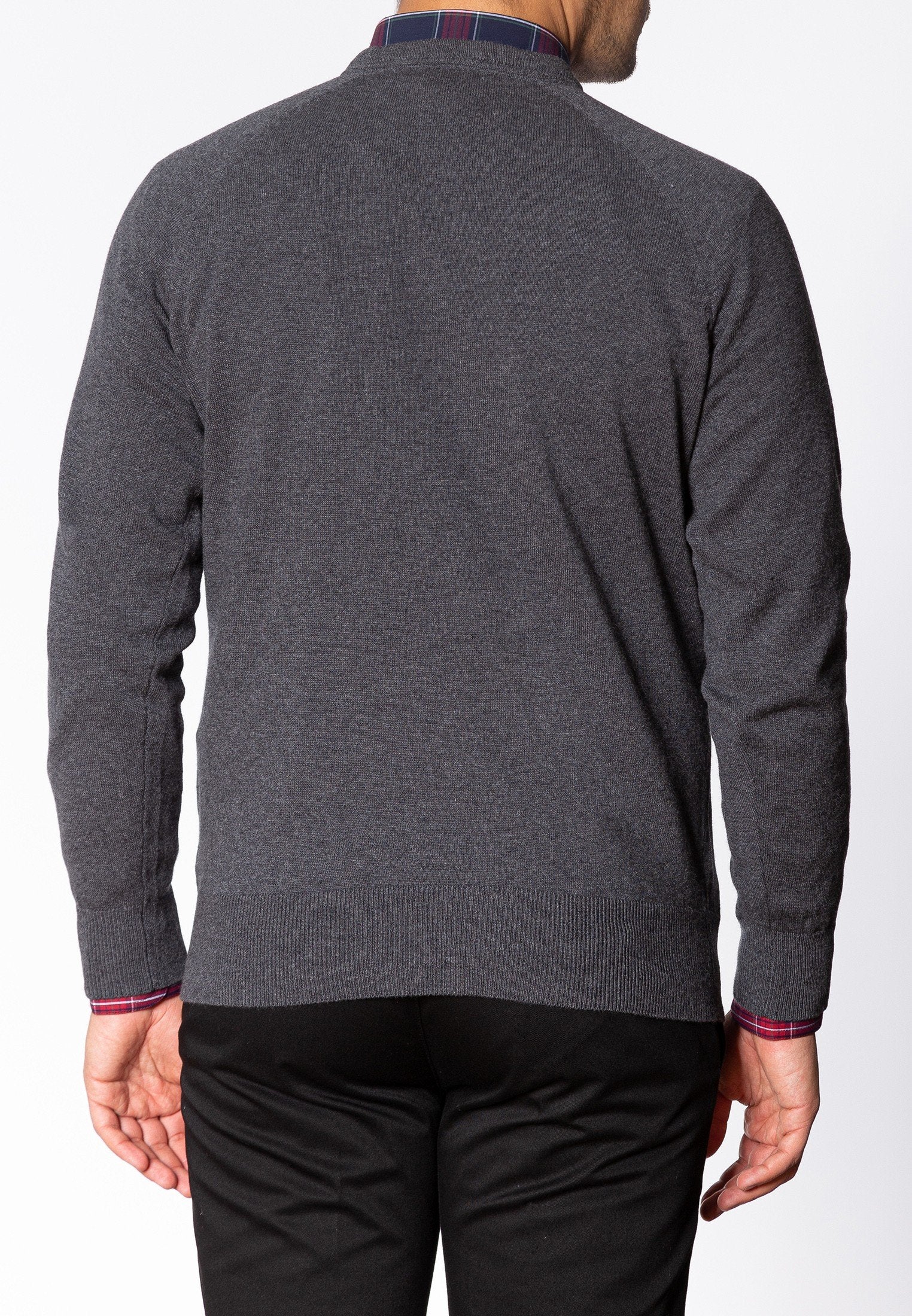 colour_Mineral Marl|Berty Cashmere Blend Jumper - Merc London