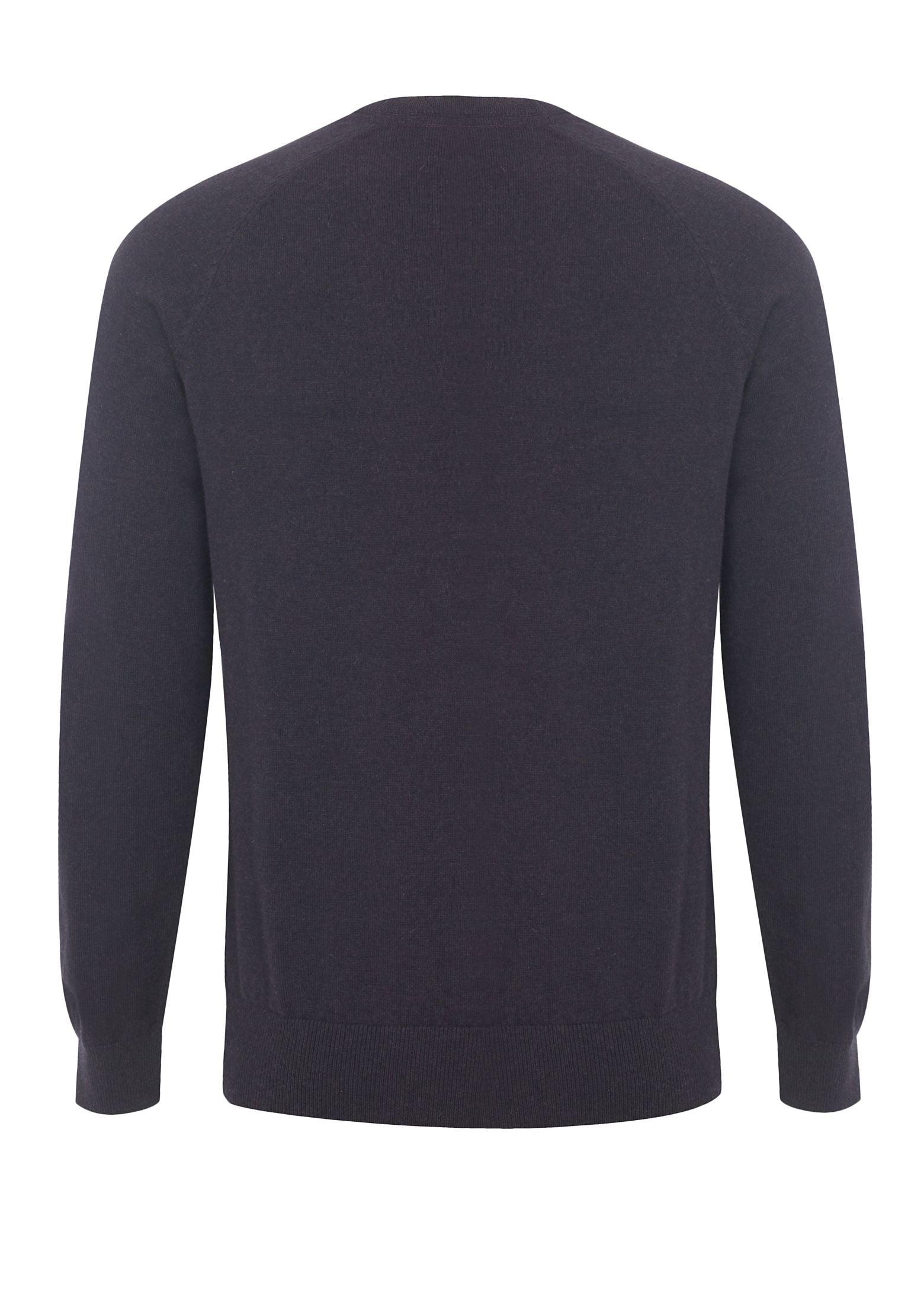 colour_Wine Marl|Berty Cashmere Blend Jumper - Merc London