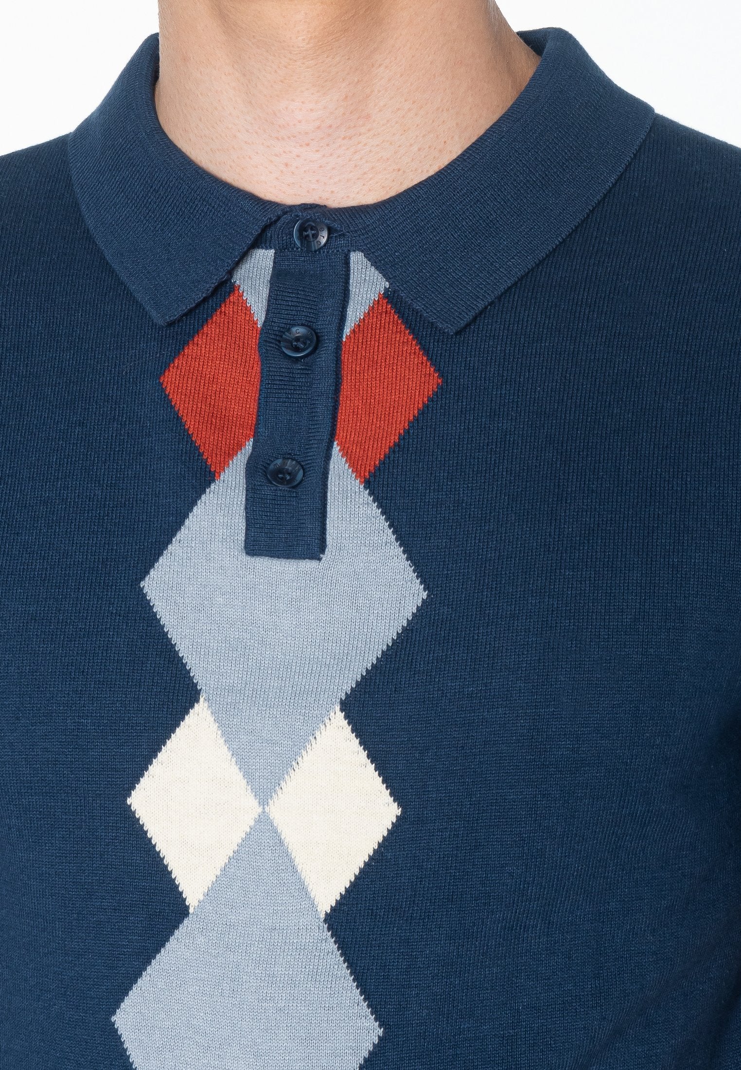 Ansell Knitted Polo Shirt - Merc London