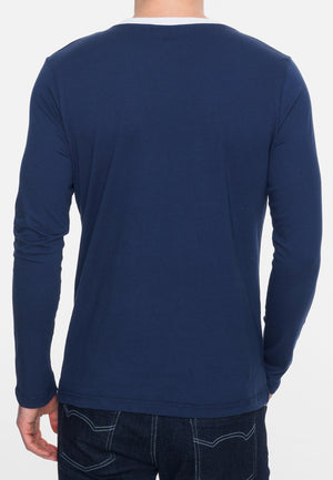 colour_Navy|Fight T-Shirt - Merc London