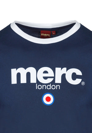 colour_Navy|Fight T-Shirt - Merc London