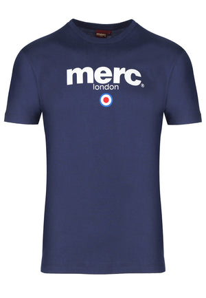 colour_Navy|Brighton T-shirt - Merc London