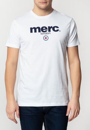 colour_White|Brighton T-shirt - Merc London