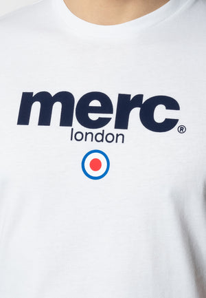 colour_White|Brighton T-shirt - Merc London