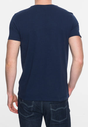 colour_Navy|Granville T-Shirt - Merc London