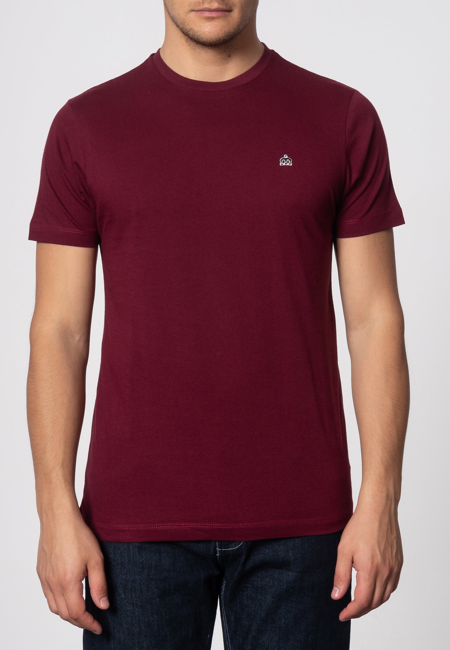 colour_Burgandy|Keyport T-Shirt - Merc London