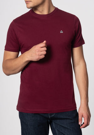 colour_Burgandy|Keyport T-Shirt - Merc London