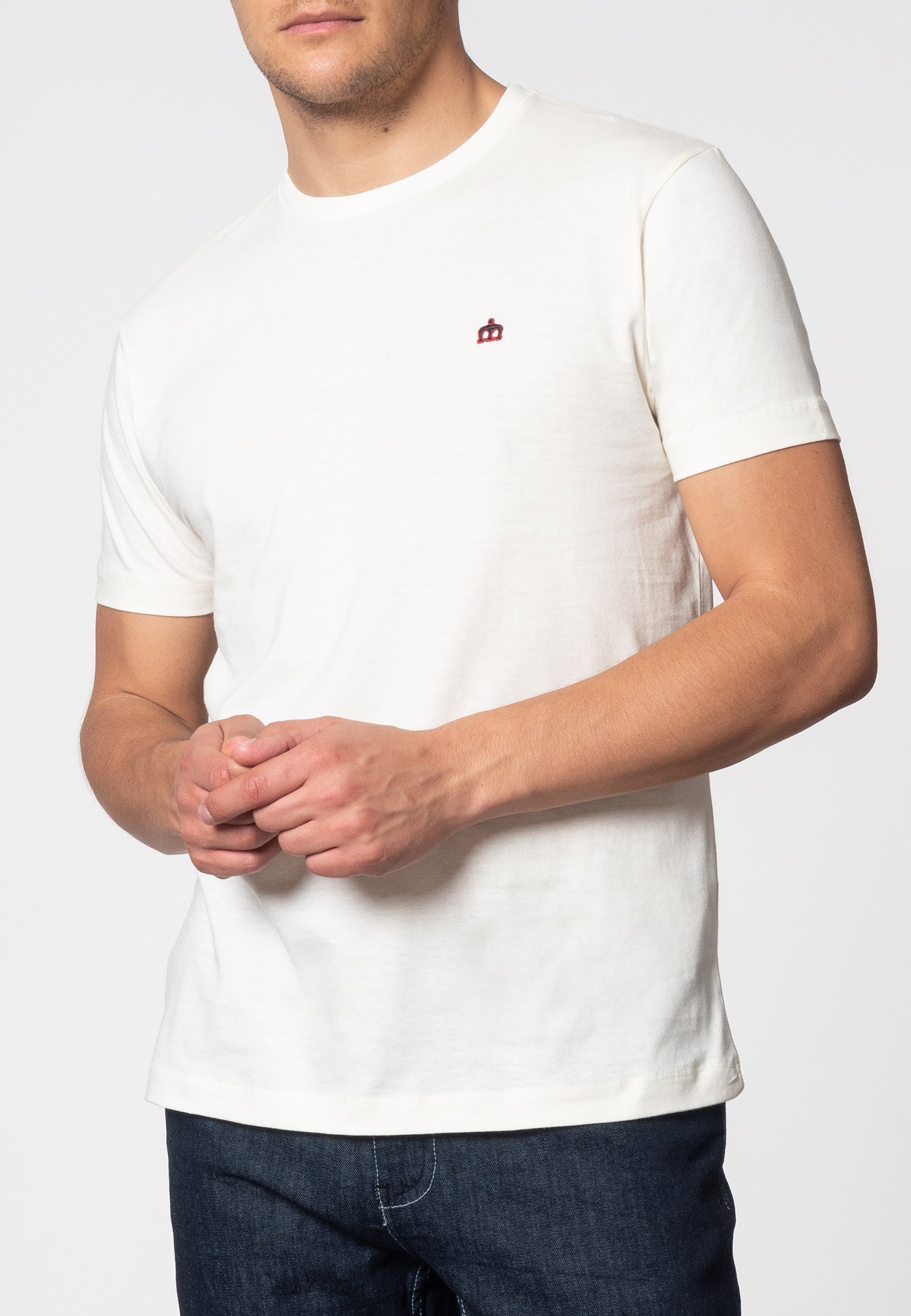 colour_Off White|Keyport T-Shirt - Merc London