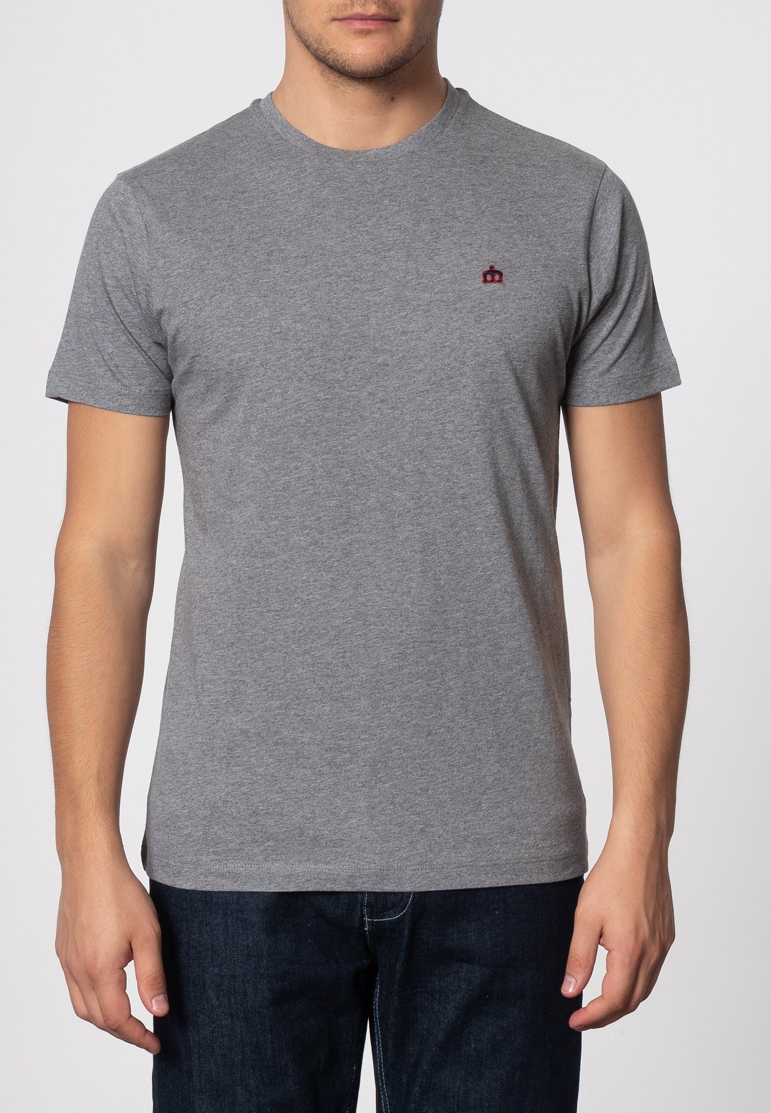 colour_Mineral Marl|Keyport T-Shirt - Merc London