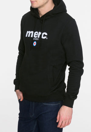 colour_Black|Pill Hoodie Sweatshirt - Merc London