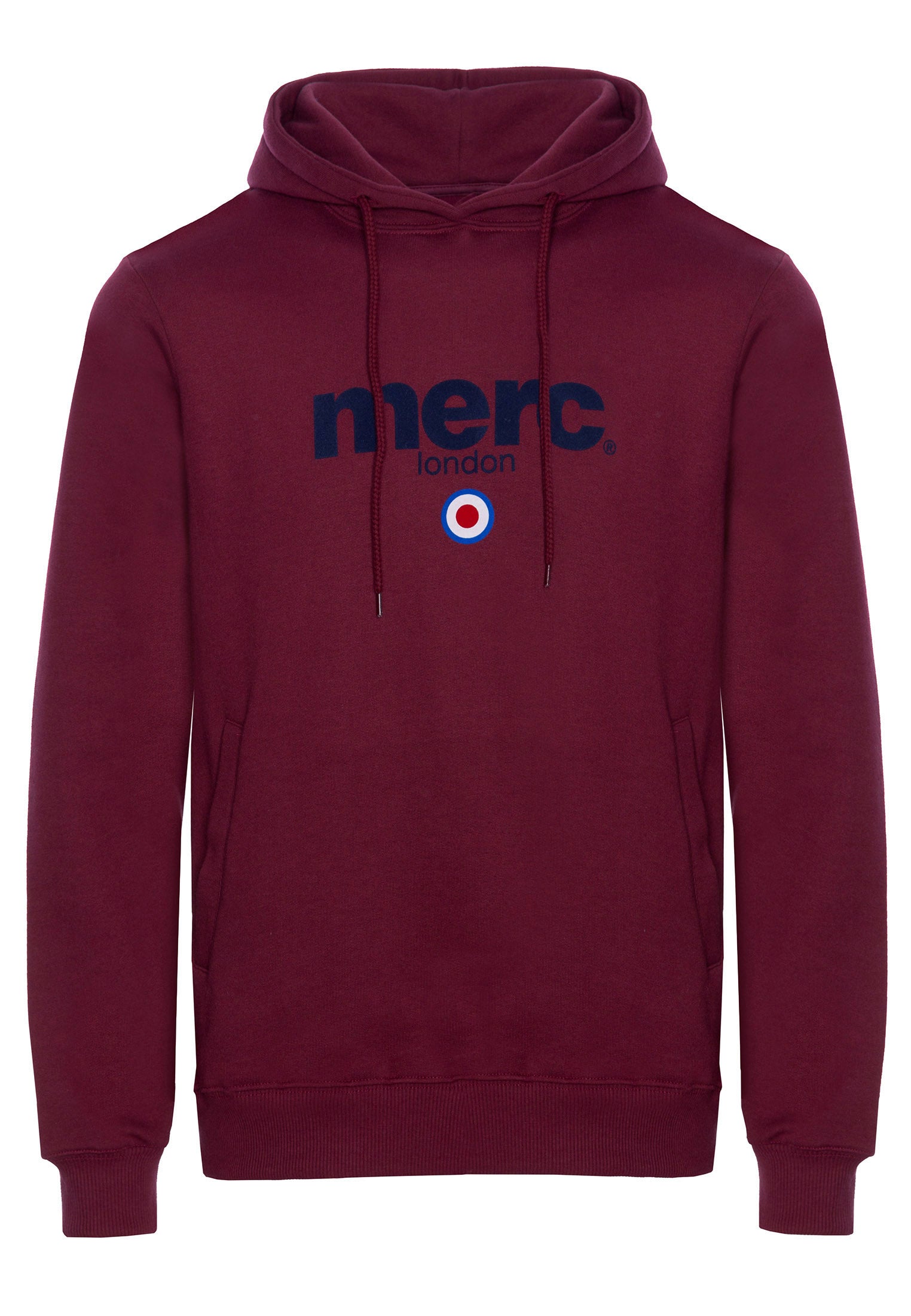 colour_Burgundy|Pill Hoodie Sweatshirt - Merc London